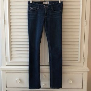 Hollister Straight Leg Dark Wash Jeans